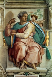 Kaplica Sykstyńska (fresk) autorstwa Michelangelo Buonarroti