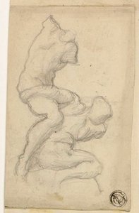 Dwie walczące postacie autorstwa Michelangelo Buonarroti