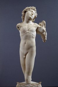 Młody łucznik, ok. 1490 (marmur) autorstwa Michelangelo Buonarroti