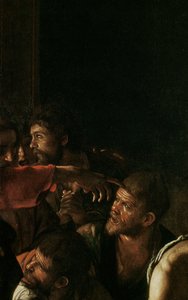 Zmartwychwstanie Łazarza (szczegóły 238777) autorstwa Michelangelo Merisi Caravaggio