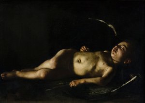 Śpiący Kupidyn autorstwa Michelangelo Merisi da Caravaggio