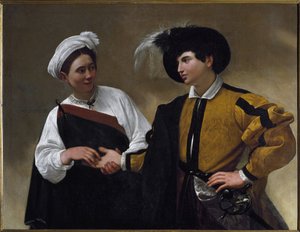 Wróżka (olej na płótnie) autorstwa Michelangelo Merisi da Caravaggio