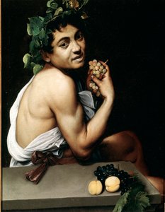 Młody Bachus (Bacchino) chory Obraz Michała Anioła Merisi znany jako Caravaggio (Caravaggio