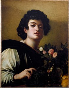 Chłopiec w wazonie róż autorstwa Michelangelo Merisi da Caravaggio