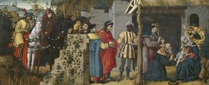 Adoracja Trzech Króli, ok. 1500-10 autorstwa Michelangelo di Pietro Mencherini