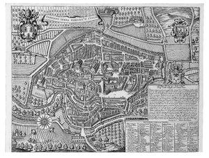 Fabriano Najsłynniejsza ziemia Włoch, 1630 autorstwa Michele Buti