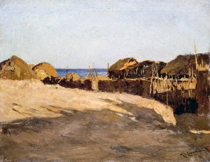 Erytrejski krajobraz — Michele Cammarano (1835-1920)