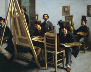 Szkoła malarstwa Michele Cammarano, około 1865 r.