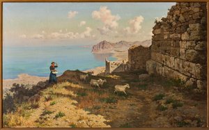 Cyklopowe mury góry Erice autorstwa Michele Cortegiani
