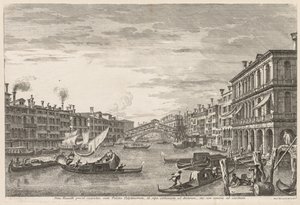 Widoki Wenecji: Rialto autorstwa Michele Marieschi