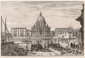 Widoki Wenecji: SM Della Salute autorstwa Michele Marieschi
