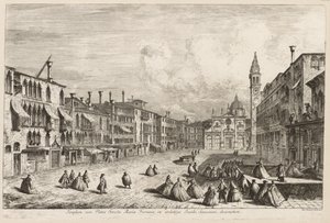 Widoki Wenecji: S. Maria Formosa, 1741. autorstwa Michele Marieschi