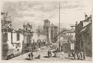 Widoki Wenecji: Bramy Arsenału, 1741. autorstwa Michele Marieschi