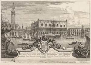 Widoki Wenecji: Piazzetta i Pałac Książęcy, 1741.