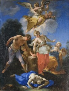 Męczeństwo dziewic, pierwsza połowa XVIII wieku, Michele Rocca (olej na płótnie)