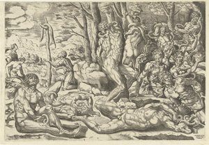 Adoracja Miedzianego Węża autorstwa Michiel Coxie (I) (attributed to)