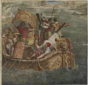 Lądowanie Scypiona Afrykańskiego w Kartaginie autorstwa Michiel Coxie (I) (attributed to)