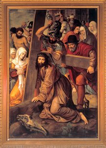 „Chrystus portant sa croix” (Chrystus niosący krzyż) Peinture de Michiel Coxcie (Coxie) (1499-1592)