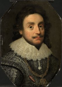 Portret Fryderyka V (1596-1632), ok. 1621 (olej na desce) autorstwa Michiel Jansz. van (after) Miereveld