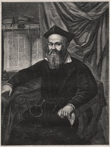 Portret Marco Antonio de Dominis (Markantun de Dominis) (1556-1624) dalmatyński duchowny, odstępca i człowiek nauki - sztychowany przez G J Delffa wg Mierevelta autorstwa Michiel Jansz. van (after) Mierevelt