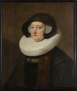 Portret Marii Petitpas (?-1640) autorstwa Michiel Jansz van Mierevelt (workshop of)