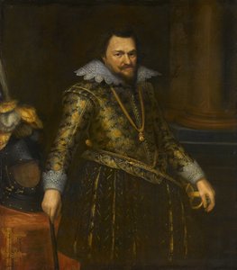 Portret Philipsa Willema (1554-1618), księcia Orange autorstwa Michiel Jansz van Mierevelt