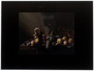 Martwa natura z owocami i winogronami autorstwa Michiel Simons