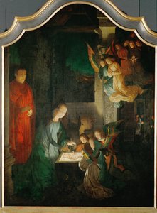 Święta noc (obraz na drewnie dębowym)