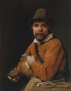 Mężczyzna trzymający dzban, ca. 1660.