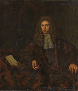 Portret Nicolaesa Witsena (1641-1717) autorstwa Michiel van Musscher (signed by artist)