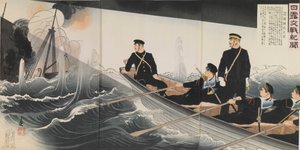 Dowódca marynarki Hirose Takeo, z serii „Wiadomości o wojnie rosyjsko-japońskiej”