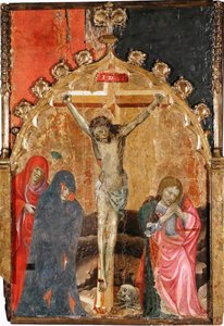 Ukrzyżowanie”, 1400s. autorstwa Miguel de Alcanyis