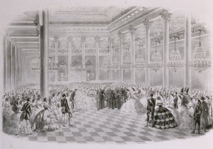 Bal w Sali Rosyjskiego Zgromadzenia Szlacheckiego z okazji koronacji cesarza Al autorstwa Mihaly von Zichy