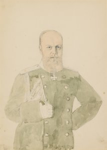 Portret cesarza Aleksandra III autorstwa Mihaly von Zichy