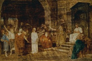 Chrystus przed Piłatem autorstwa Mihály von Munkácsy