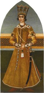 Portret księcia Abbasa Mirza autorstwa Mihr Ali