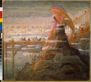 Anioł (Preludium Anioła) autorstwa Mikalojus Ciurlionis