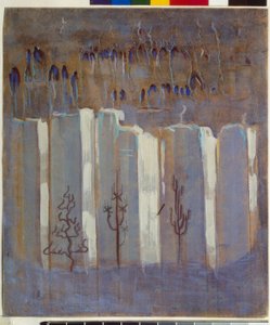 Zima (III) autorstwa Mikalojus Konstantinas Čiurlionis