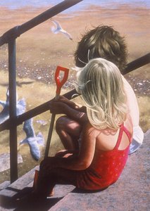 Na schodach promenady autorstwa Mike Briscoe