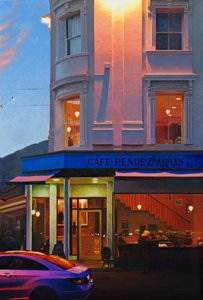 Rendevous, 2017 (olej na płótnie) autorstwa Mike Briscoe