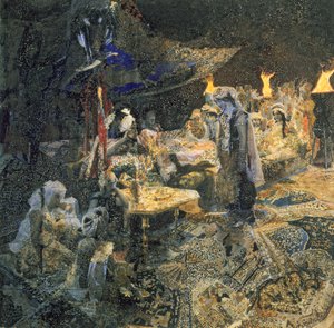 wschodnia opowieść autorstwa Mikhail Aleksandrovich Vrubel