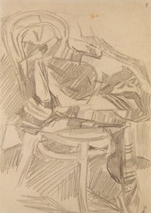 Pled na krześle, 1904 autorstwa Mikhail Aleksandrovich Vrubel