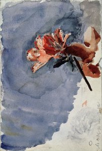 Czerwona Azalia, 1886-1887 autorstwa Mikhail Aleksandrovich Vrubel