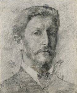 Autoportret, 1904-1905 autorstwa Mikhail Aleksandrovich Vrubel
