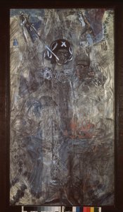Wizja proroka Ezechiela, 1905 (węgiel, toaleta i gwasz na tekturze) autorstwa Mikhail Aleksandrovich Vrubel