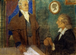 JW von Goethe i F. Schiller w Weimarze)