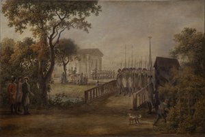 Zmiana warty na łące caryckiej w Petersburgu, 1799