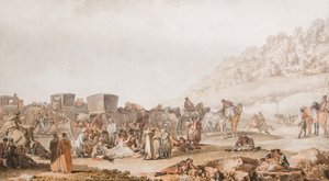 Śmierć księcia Grigorija Potiomkina na stepie besarabskim, 1791.