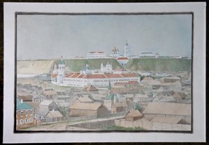 Widok na Tobolsk, lata 50. XIX wieku