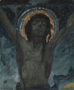 Chrystus na krzyżu autorstwa Mikhail Vasilievich Nesterov